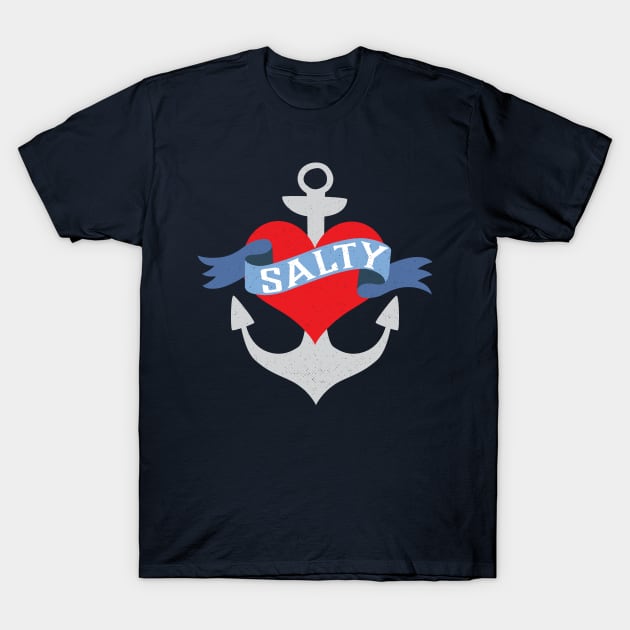 Salty Sailor T-Shirt by AntiqueImages